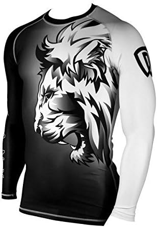 Lionheart Ranked Jiu Jitsu Rash Guard | White Belt (SM)