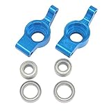 Hobbypark Metal Upgrade parts Aluminum Rear Hub Carrier 2P With Ball Bearing Replacement of A959-05 For Electric 1/18 WLtoys A959 RC Car