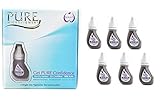 BIOTOUCH Micropigment PURE MUD PIE Pigment Color Permanent Makeup Microblading Supplies Eyebrow Shading Micropigmentation Cosmetic Tattoo Ink Lip Eyeliner Ombre Feathering Hair Stroke 6-PACK 3ml Each