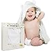 Extra Soft Baby Hooded Towel Set with Washcloth - Organic Bamboo Fiber for Sensitive Skin - Unisex Baby Bath Towel with Bear Ears for Newborn, Infant, Toddler - Keeps Baby Dry & Warm