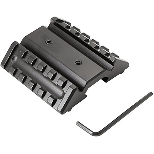 Higoo Dual 45 Degree Offset Mount/ Extension Picatinny/universal Set Off Rail