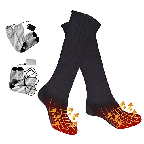 Verwarmde sokken voor mannen/vrouwen, oplaadbare elektrische verwarmde sokken, ademende comfortabele verwarmingssokken… - Image 6