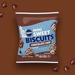Pillsbury Mini Sweet Biscuits, Chocolate Chip, 10.5