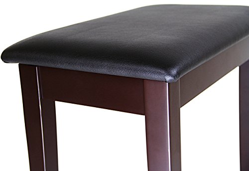 Barcelona Flip-Top Piano Bench - Rosewood with Matte Finish