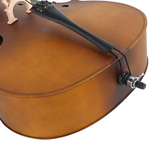 Z ZTDM Acoustic Cello with Carrying Bag, Bow, Rosin for Beginner Cello Kit (4/4 (Matt Golden))