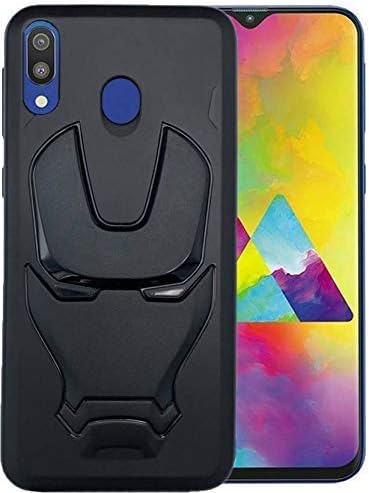 ZATX Back Cover for Samsung M20 (Rubber|Black)