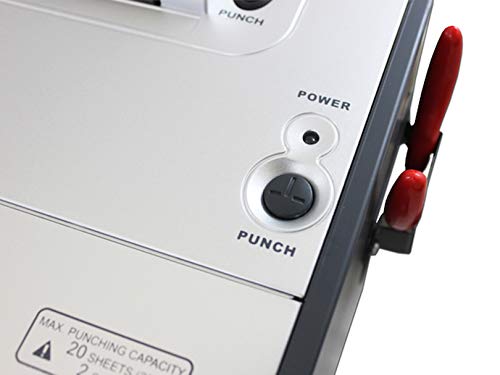 Akiles AlphaCoil-E Electric Coil Binding System, Punches 20 Sheets Per Punch, All Electric Operation, Includes Foot Pedal Switch, Fully Disengageable Pins, Free Crimper & Crimper Holder - Thumbnail 6