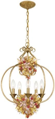 Gold Coast Lighting Antique Gold Leaf Wrought Iron Lantern
