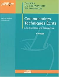 Commentaires techniques écrits