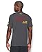 Under Armour Mens Retro Flash Tee Carbon Heather/Taxi LG