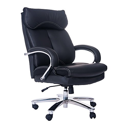 Merax-Deluxe-Series-Big-and-Thick-Padded-Heavy-Duty-Office-Chair-with-Big-Steady-Base-Black