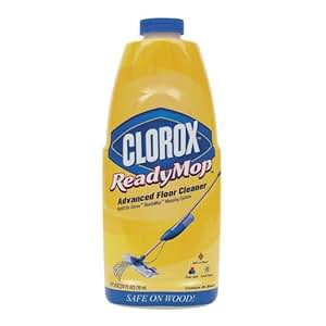 mop floor with clorox