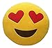 BIGOCT Cute Emoji Pillows Flykiss Plush Toys Throw Pillows 11 x 11 Inch