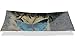 AngelStar 19051 Handmade and Hand-Painted Glass Blue Butterfly Rectangular Plate, 12-Inch