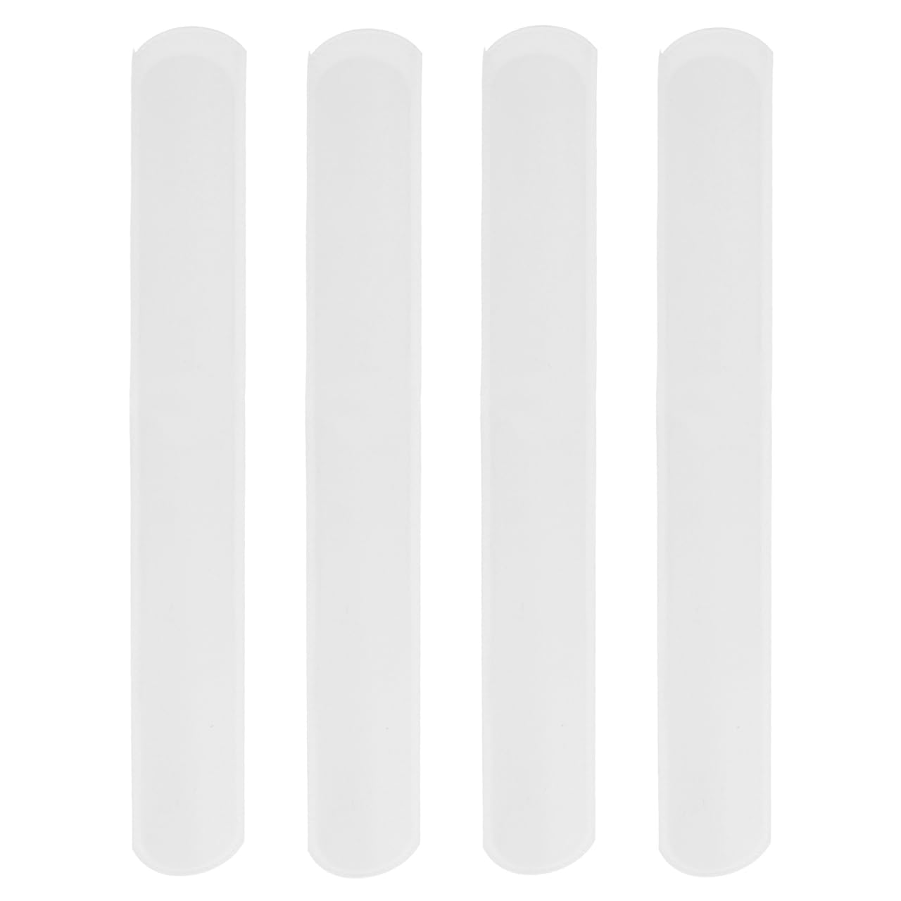 Gadpiparty 100 Pack White Slap Bands, Blank Slap Bands, White Bracelet, for Christmas Halloween School Kids Bracelet Wristband Craft Projects DIY Painting