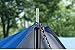 Topnaca 4-Section Folding Galvanized Iron Tent Tarp Poles with 300cm for Canopy Awning Tent Tarp, Adjustable Thickness High Hardness Durable Tent Rods (Galvanized Iron Pole)