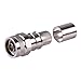 Times Microwave - N Male Hex/Knurl Combo No Braid Trim for LMR-600
