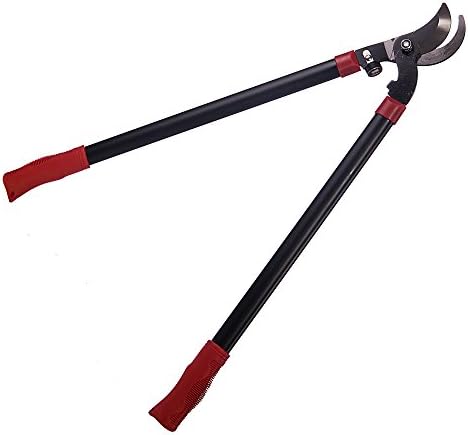 Compound Action Bypass Lopper with Sturdy Professional Extra Leverage 22-Inch Handles by OLIF - Chops Thick Branches With Ease