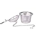 Ilyever Stainless Steel Mesh Tea Bag Strainer filter Infuser for Loose Leaf Grain Tea Cups, Mugs, and Teapots