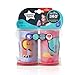 Tommee Tippee Easiflow 360° Spill-Proof Toddler Cup with Travel Lid, Elephant & Bear, 12+ Months, 8 ounces