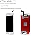 iPhone 6S Screen Replacement - BeeFix LCD Touch Display Digitizer Frame Assembly with Free Tools kit and Housing Gaskets Adhesive for iPhone 6S 4.7 inch (White)