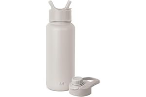 Simple Modern Water Bottle with Straw and Chug Lid | Insulated Stainless Steel for Sports Gym | Summit Collection | 32oz | Al