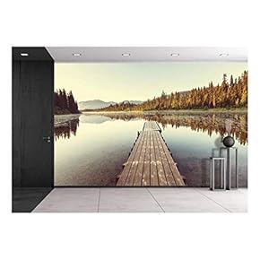 View The London Aquarium and The London Eye from Westminster Bridge. - Removable Wall Mural | Self-Adhesive Large Wallpaper - 66x96 inches