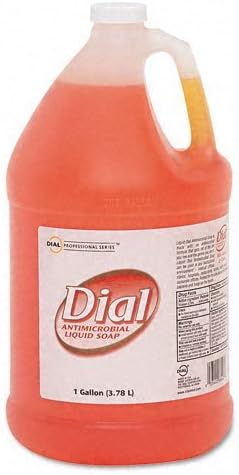 Liquid Gold Antimicrobial Soap, Unscented Liquid, 1 gal Bottle, 4/Carton