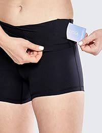 CRZ YOGA Naked Feeling II Pantalones cortos de yoga para mujer, cintura alta, control de abdomen, 4 pulgadas