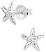 Hypoallergenic Sterling Silver Little Starfish Stud Earrings for Kids (Nickel Free)