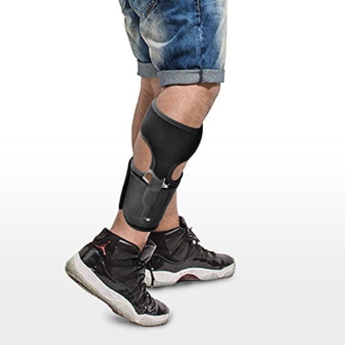 Veego Ankle Holster Adjustable with Magazine Pocket Neoprene Elastic Wrap Concealed Ankle Holster