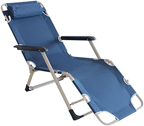 Oakville Furniture 5-Level Adjustable Zero Gravity Lounge Chair Recliner Patio Pool Portable, Blue