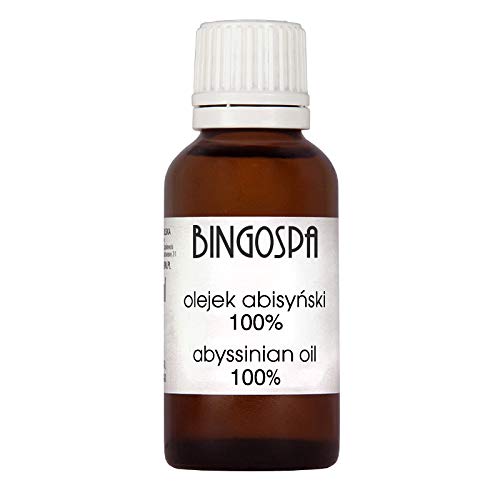 BINGOSPA Anti-Aging Nourishing Abyssinian Oil for Skin Improvement, Skin Moisturization, Skin Hydration and Skin Elasticity, Hair Care for Dry Hair, Split Hair Ends - 30ml