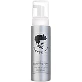 Avenue Man Unscented Sculpting Foam - Frizz Control & Firm Hold Hair Mousse for Men - Styling Hair Products - Mens Mousse for Hair Styling with No Crunch, Clean Texture & Long-Lasting Lift - 7 oz