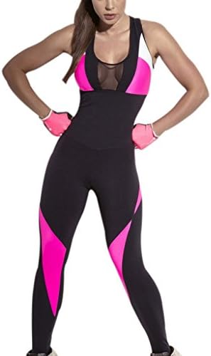 Women's Cross Back Bandage Bodycon Hollow Out Sport Jumpsuits Rompers Black2 XL