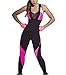 Women's Hollow Out Backless Sleeveless Yoga Fitness Jumpsuits Rompers Black2 M