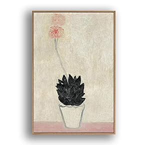 Framed Canvas Wall Art for Living Room, Bedroom Elegant Vase Plants by Sanyu Canvas Prints for Home Decoration Ready to Hanging - 16x24 inches