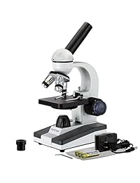 Microscopio compuesto sin cuerdas con lentes y luz led AmScope m150 C i 40x  1000x.