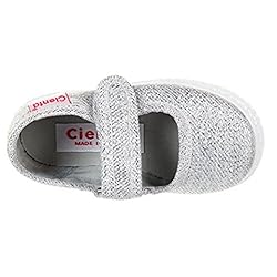 Cienta girls Mary Jane Shoe, Silver, 27 M EU / 9.5
