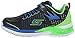 Skechers Kids Erupters II Lava Arc Light up Sneaker (Little Kid),Black/Blue/Lime,