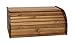 Lipper International Acacia Wood Rolltop Bread Box, 16