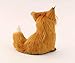 nanguawu Little Fox Sitting Fengshui Learning Resources Miniature Plush Stuffed Animal Toy