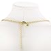 Jane Stone Fashion Bubble Layered Necklace Floating Teardrop Collar Statement Jewelry for Women(Fn0580-Fruit Green)