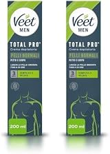 Veet Men Hair Removal Cream Chest & Body Normal Skin 200ml Pack of 2