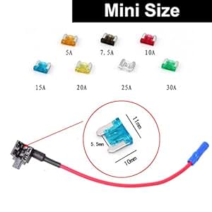 Amazon.com: E-KYLIN Car Motor ADD Circuit Blade Style Fuse Adapter