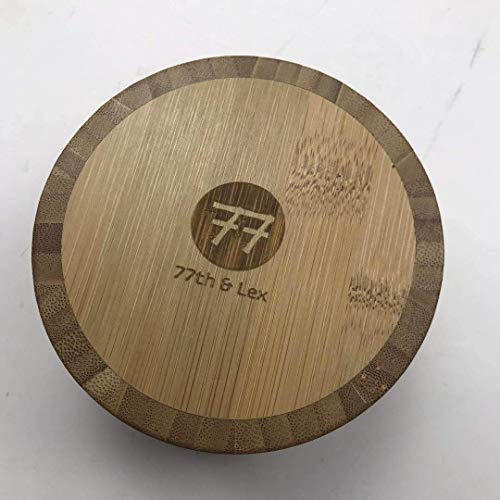 Bamboo Salt and Pepper Box with Swivel Lid and Builtin
