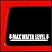Sticker Connection | Max Water Level | Bumper Sticker Vinyl Decal for Car, Truck, Window, Laptop | 1.25