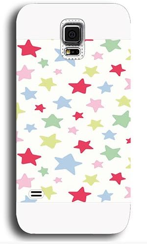 Amazon Samsung Galaxy S5 ケース 可愛い星模様 ポリカーボネート製ハードケース ホワイト ケース カバー 通販
