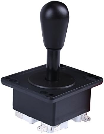 Black Happ Ultimate Joystick 8 Way with Switches