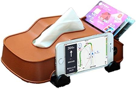 Amazon Co Jp 車型 ティッシュケース 車載 ティッシュボックス スマホスタンド 搭載 マグネット 強力設置 カード収納可能 お家で車でお洒落なbox ホーム キッチン